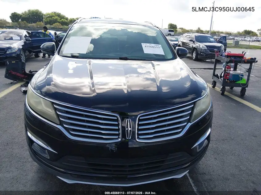 2016 Lincoln Mkc Reserve VIN: 5LMCJ3C95GUJ00645 Lot: 45568113