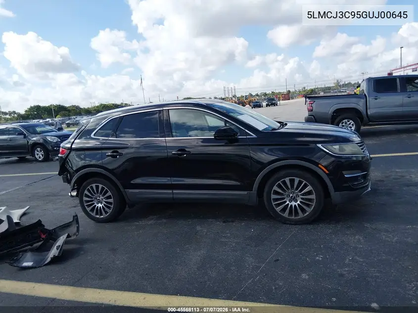 2016 Lincoln Mkc Reserve VIN: 5LMCJ3C95GUJ00645 Lot: 45568113