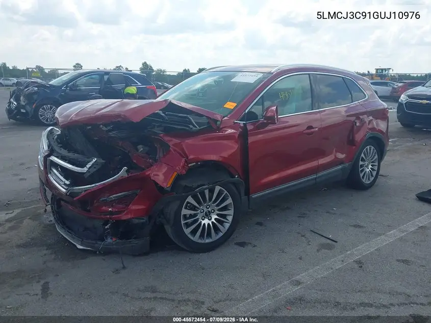 2016 Lincoln Mkc Reserve VIN: 5LMCJ3C91GUJ10976 Lot: 45572454