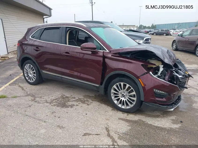 2016 Lincoln Mkc Reserve VIN: 5LMCJ3D99GUJ21805 Lot: 45588330