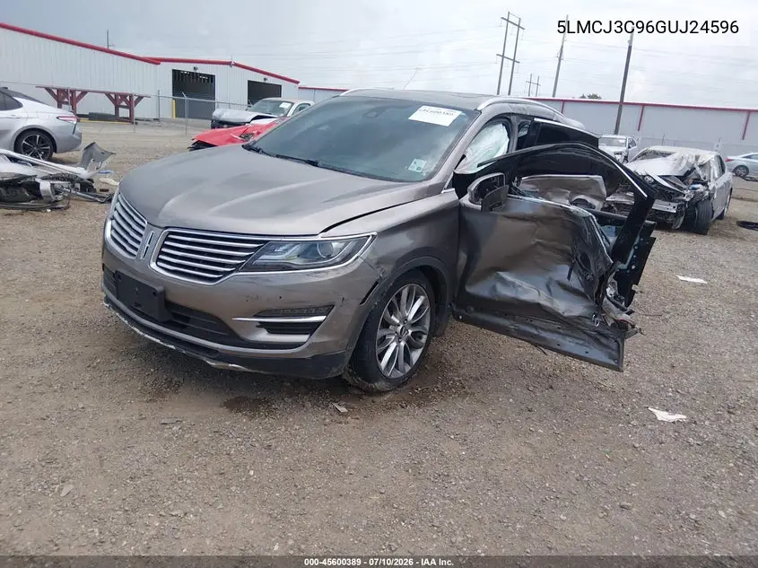 2016 Lincoln Mkc Reserve VIN: 5LMCJ3C96GUJ24596 Lot: 45600389