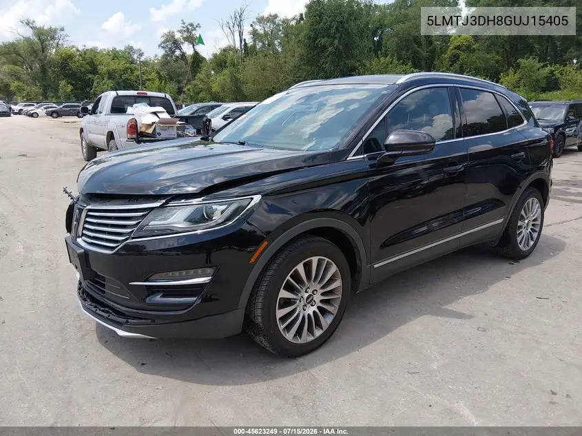 2016 Lincoln Mkc Reserve VIN: 5LMTJ3DH8GUJ15405 Lot: 45623249