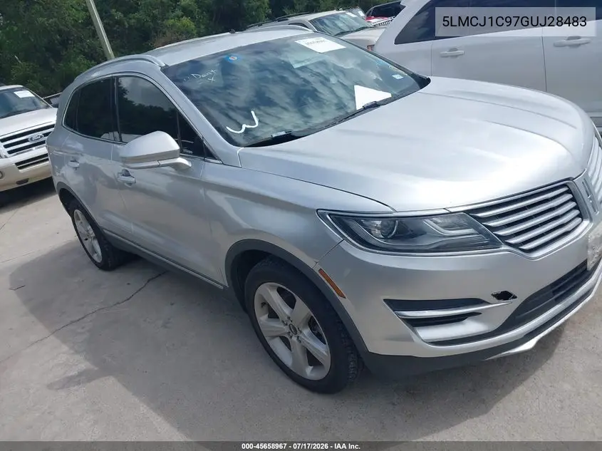 2016 Lincoln Mkc Premier VIN: 5LMCJ1C97GUJ28483 Lot: 45658967