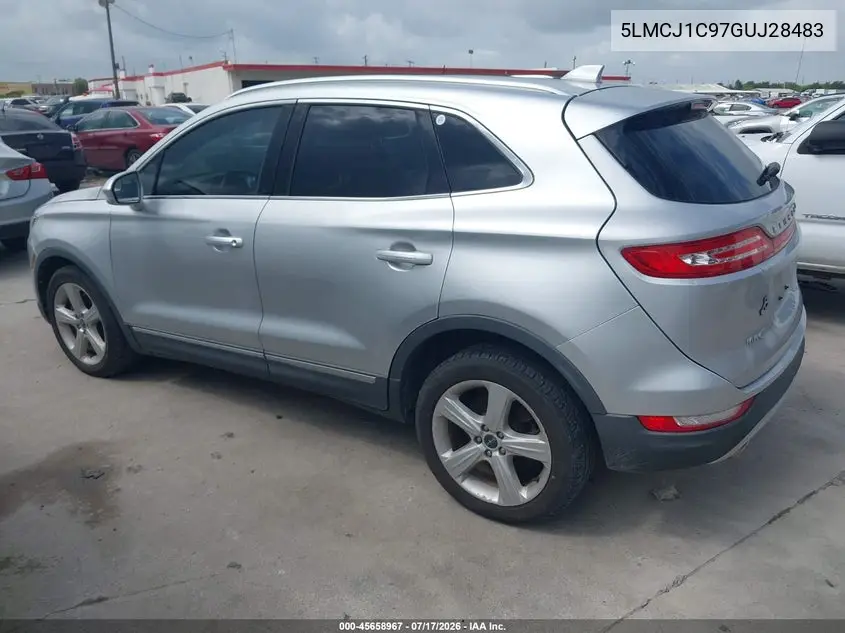 2016 Lincoln Mkc Premier VIN: 5LMCJ1C97GUJ28483 Lot: 45658967