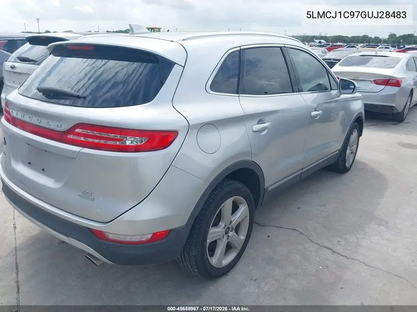 2016 Lincoln Mkc Premier VIN: 5LMCJ1C97GUJ28483 Lot: 45658967