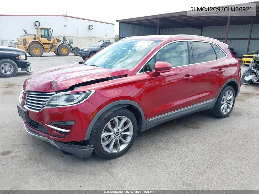 2016 Lincoln Mkc Select VIN: 5LMCJ2C97GUJ30921 Lot: 45667361