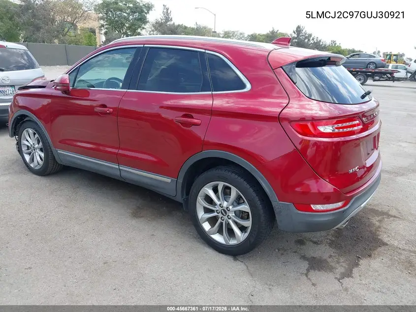 2016 Lincoln Mkc Select VIN: 5LMCJ2C97GUJ30921 Lot: 45667361