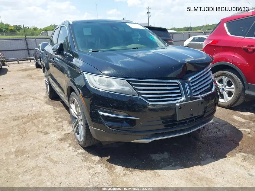 2016 Lincoln Mkc Reserve VIN: 5LMTJ3DH8GUJ08633 Lot: 45680607
