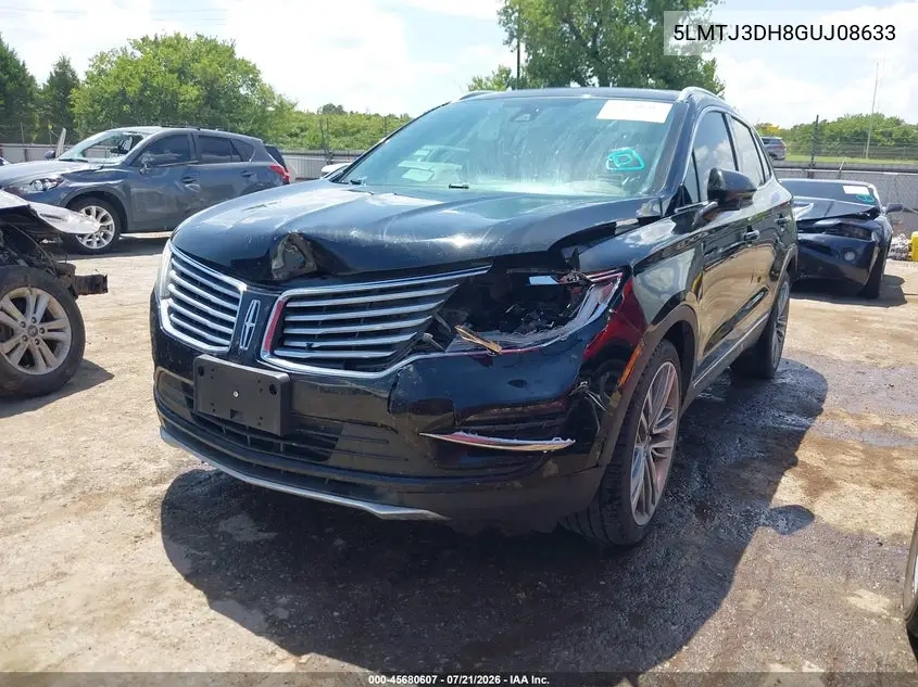 2016 Lincoln Mkc Reserve VIN: 5LMTJ3DH8GUJ08633 Lot: 45680607