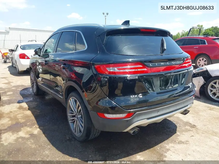 2016 Lincoln Mkc Reserve VIN: 5LMTJ3DH8GUJ08633 Lot: 45680607