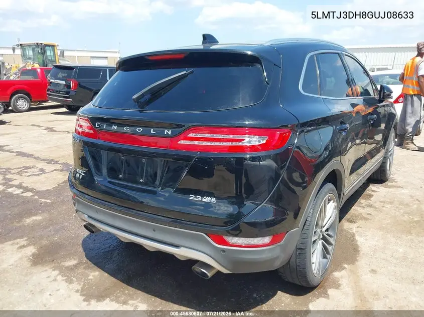 2016 Lincoln Mkc Reserve VIN: 5LMTJ3DH8GUJ08633 Lot: 45680607