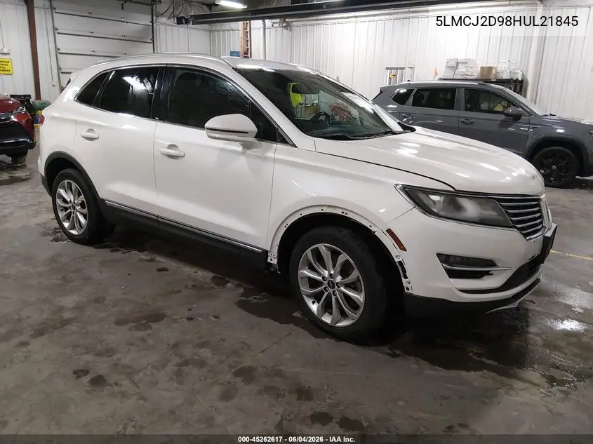 2017 Lincoln Mkc Select VIN: 5LMCJ2D98HUL21845 Lot: 45262617