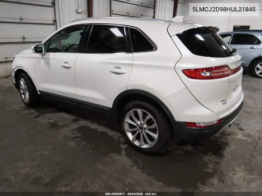 2017 Lincoln Mkc Select VIN: 5LMCJ2D98HUL21845 Lot: 45262617