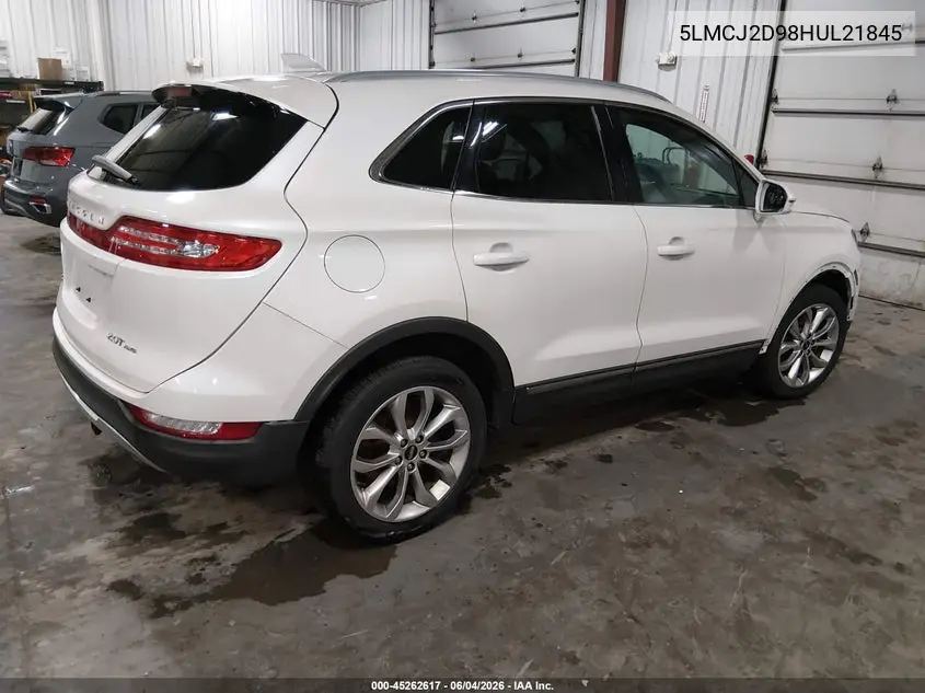 2017 Lincoln Mkc Select VIN: 5LMCJ2D98HUL21845 Lot: 45262617