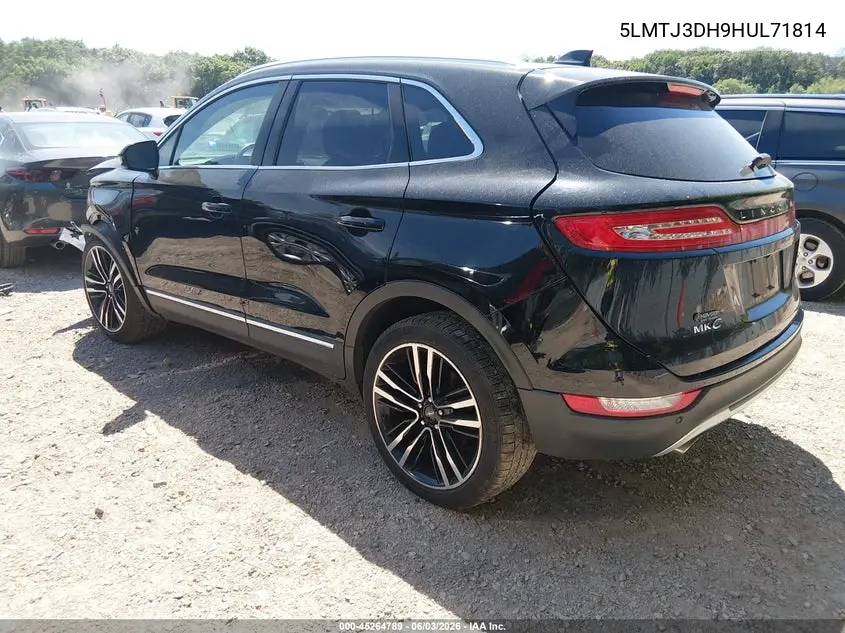 2017 Lincoln Mkc Reserve VIN: 5LMTJ3DH9HUL71814 Lot: 45264789