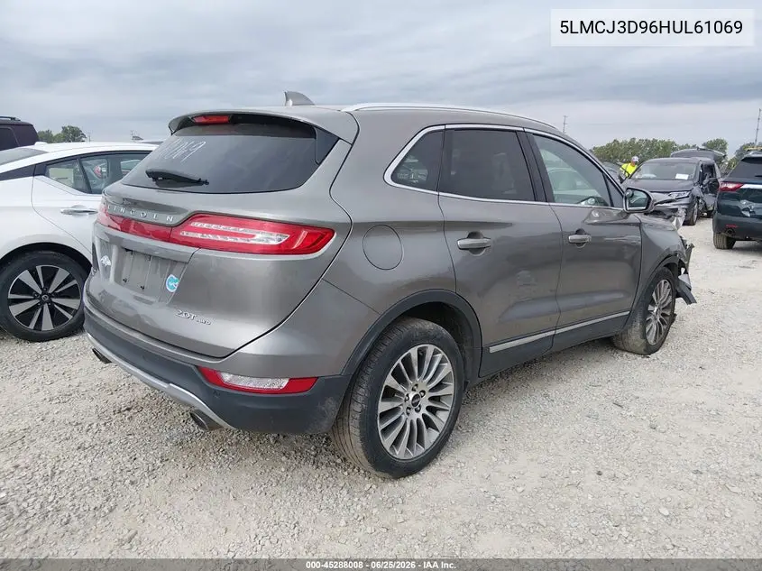 2017 Lincoln Mkc Reserve VIN: 5LMCJ3D96HUL61069 Lot: 45288008