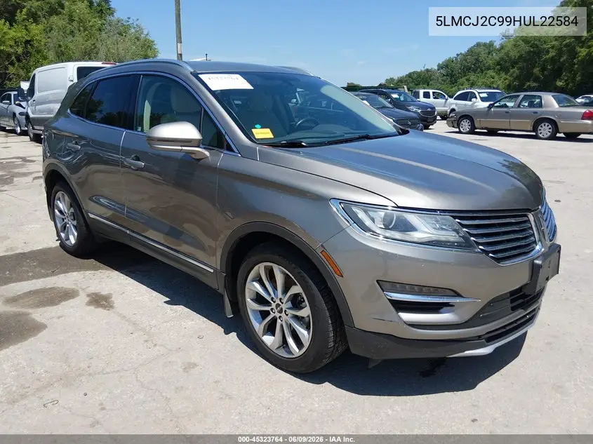2017 Lincoln Mkc Select VIN: 5LMCJ2C99HUL22584 Lot: 45323764