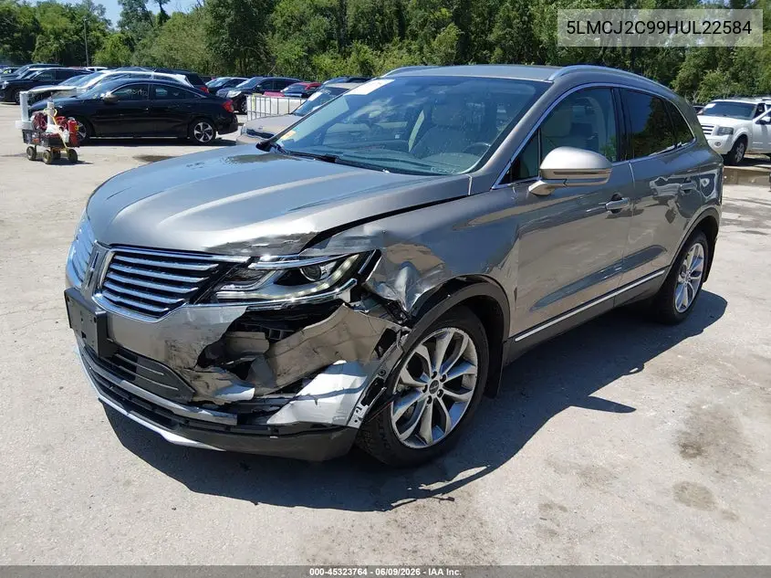 2017 Lincoln Mkc Select VIN: 5LMCJ2C99HUL22584 Lot: 45323764