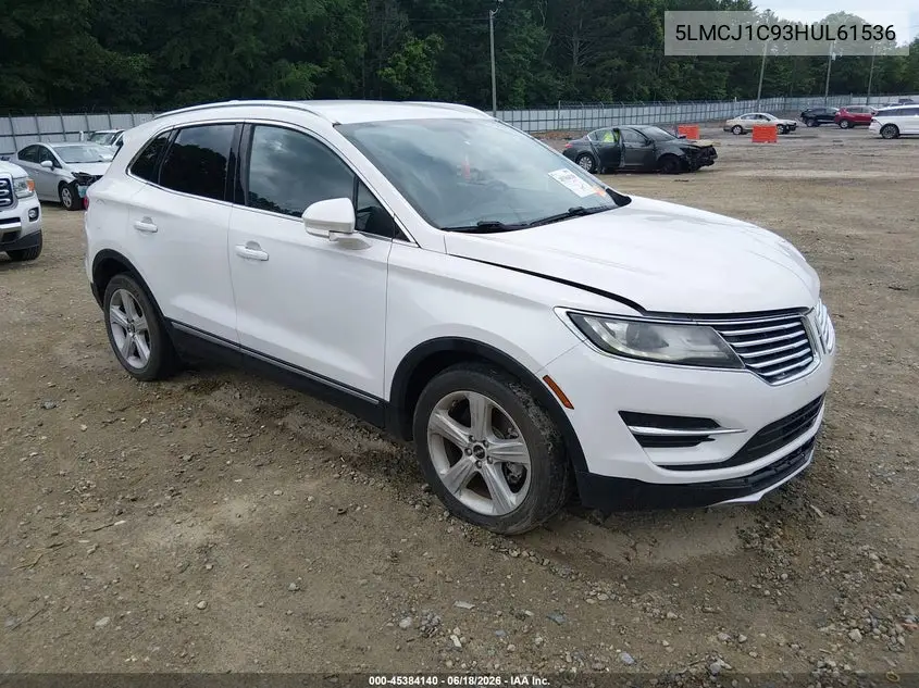 2017 Lincoln Mkc Premiere VIN: 5LMCJ1C93HUL61536 Lot: 45384140