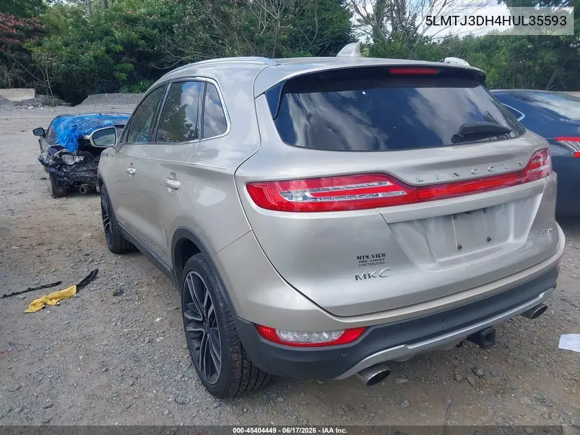 2017 Lincoln Mkc Reserve VIN: 5LMTJ3DH4HUL35593 Lot: 45404449