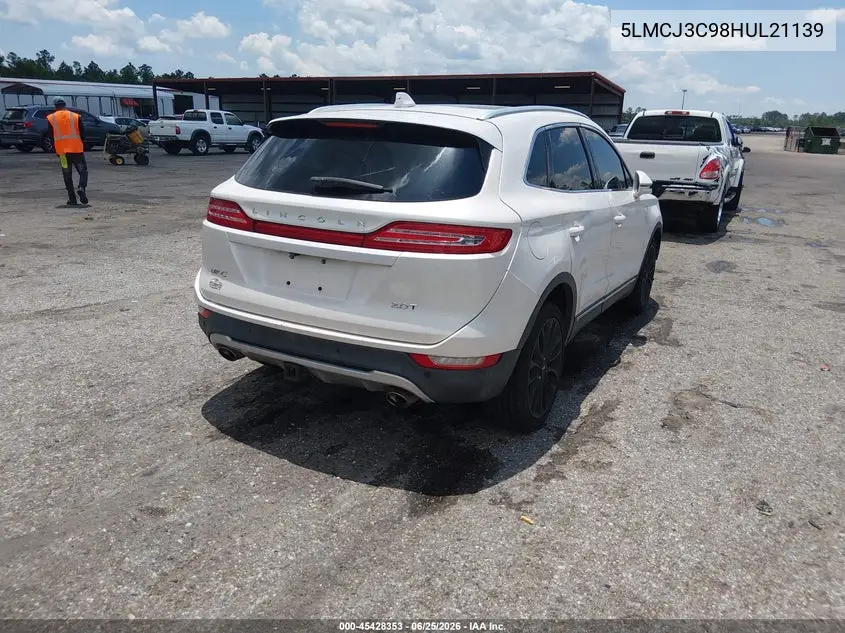 2017 Lincoln Mkc Reserve VIN: 5LMCJ3C98HUL21139 Lot: 45428353