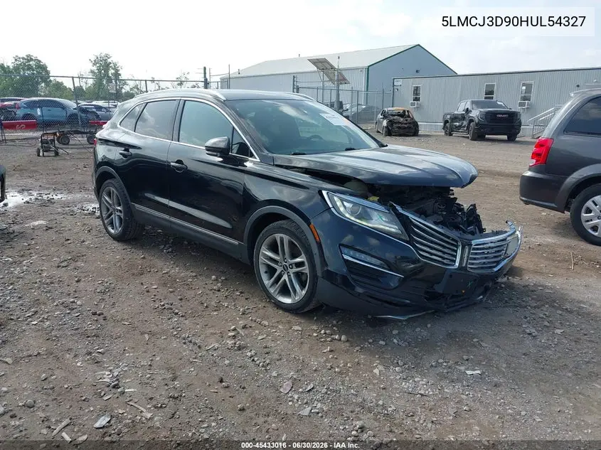 2017 Lincoln Mkc Reserve VIN: 5LMCJ3D90HUL54327 Lot: 45433016
