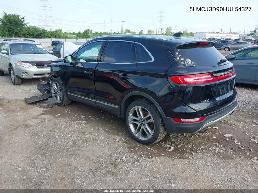2017 Lincoln Mkc Reserve VIN: 5LMCJ3D90HUL54327 Lot: 45433016