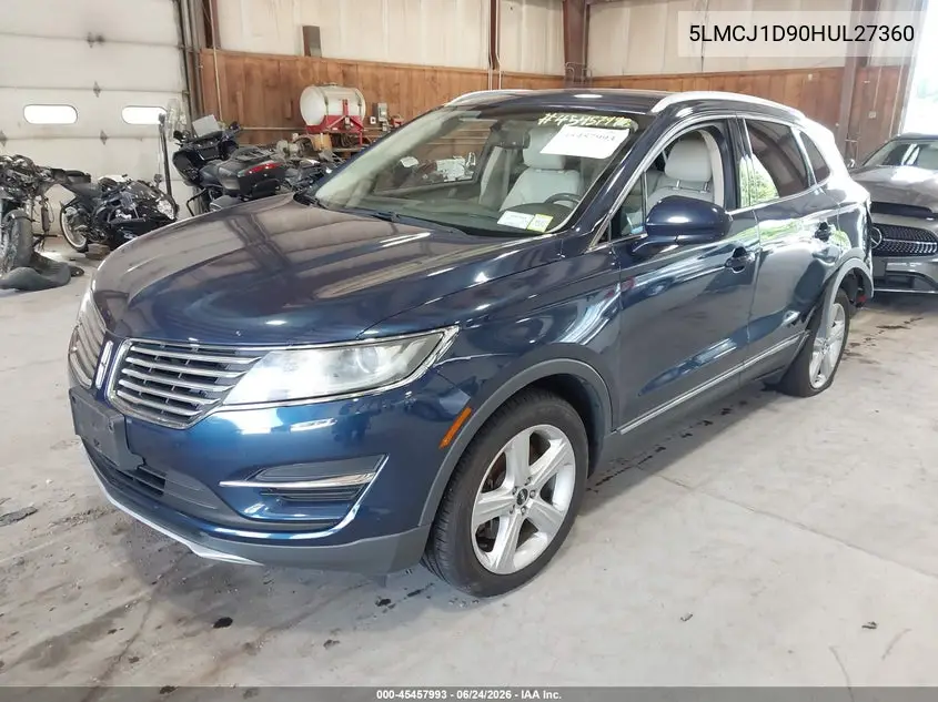 2017 Lincoln Mkc Premiere VIN: 5LMCJ1D90HUL27360 Lot: 45457993