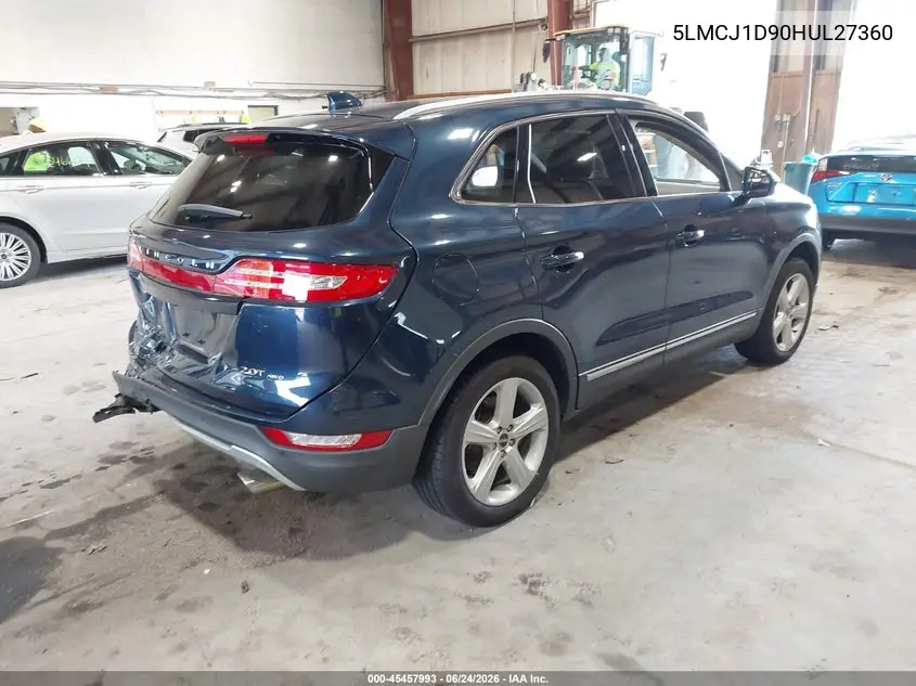 2017 Lincoln Mkc Premiere VIN: 5LMCJ1D90HUL27360 Lot: 45457993