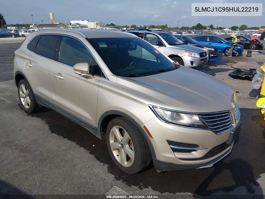 2017 Lincoln Mkc Premiere VIN: 5LMCJ1C95HUL22219 Lot: 45463032