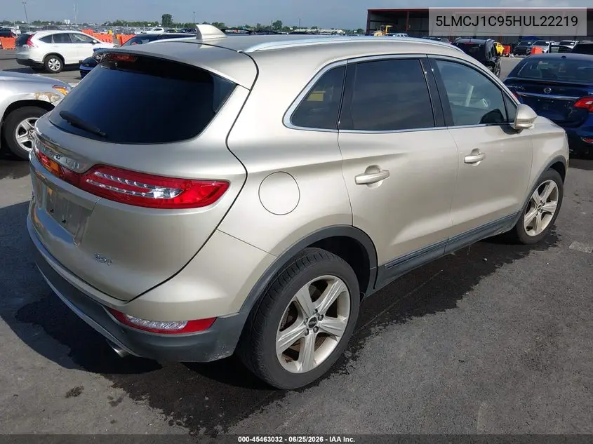 2017 Lincoln Mkc Premiere VIN: 5LMCJ1C95HUL22219 Lot: 45463032