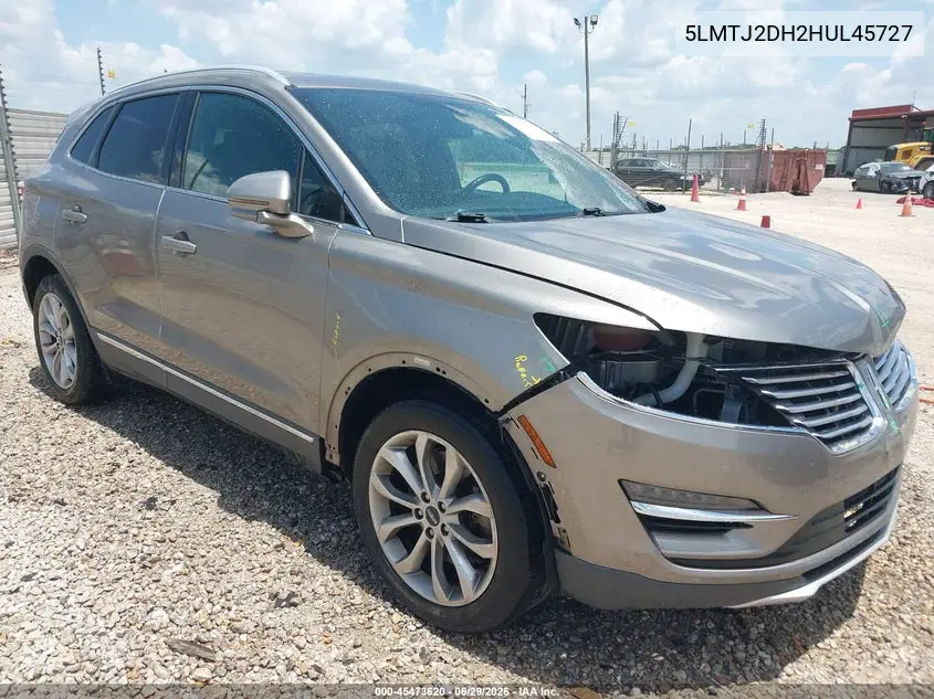2017 Lincoln Mkc Select VIN: 5LMTJ2DH2HUL45727 Lot: 45473620