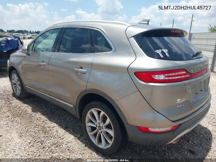 2017 Lincoln Mkc Select VIN: 5LMTJ2DH2HUL45727 Lot: 45473620
