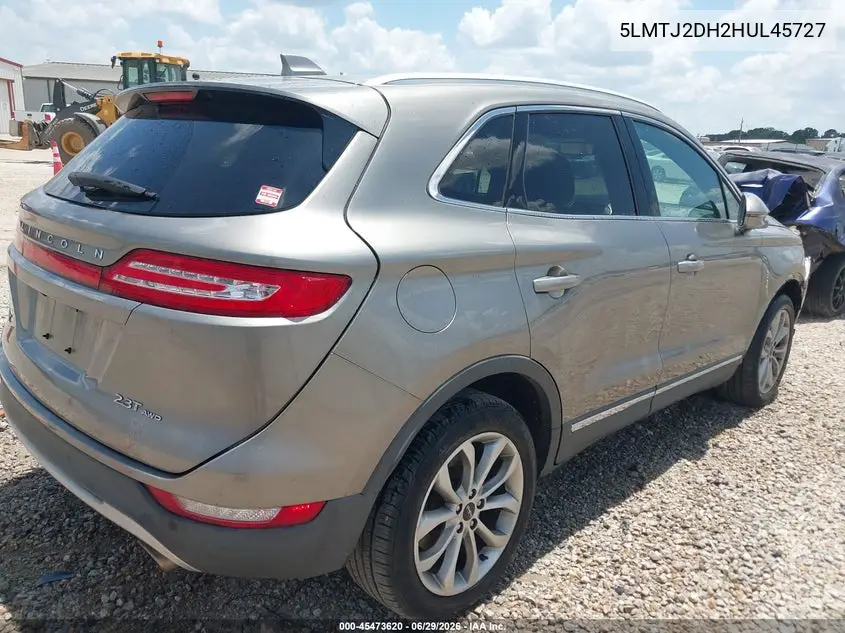 2017 Lincoln Mkc Select VIN: 5LMTJ2DH2HUL45727 Lot: 45473620