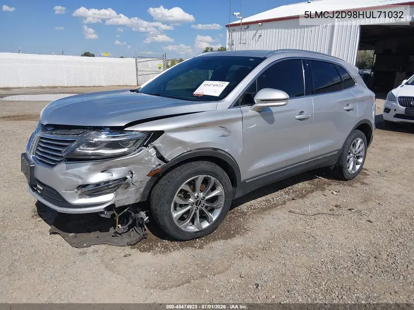 2017 Lincoln Mkc Select VIN: 5LMCJ2D98HUL71032 Lot: 45474923