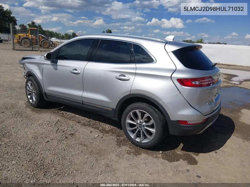 2017 Lincoln Mkc Select VIN: 5LMCJ2D98HUL71032 Lot: 45474923