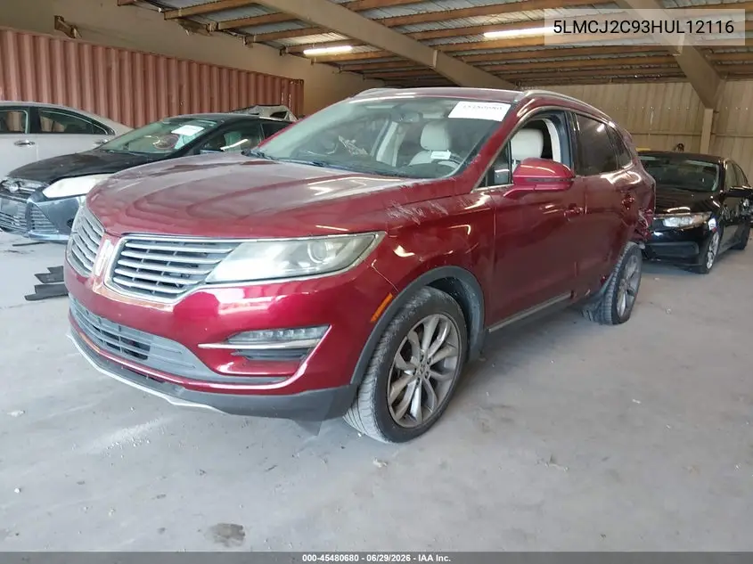 2017 Lincoln Mkc Select VIN: 5LMCJ2C93HUL12116 Lot: 45480680