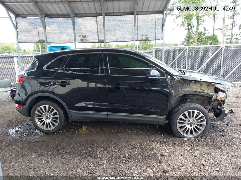 2017 Lincoln Mkc Reserve VIN: 5LMCJ3C92HUL14249 Lot: 45488816
