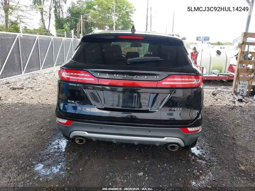 2017 Lincoln Mkc Reserve VIN: 5LMCJ3C92HUL14249 Lot: 45488816