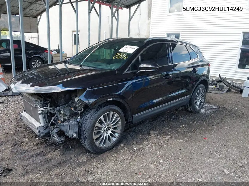 2017 Lincoln Mkc Reserve VIN: 5LMCJ3C92HUL14249 Lot: 45488816