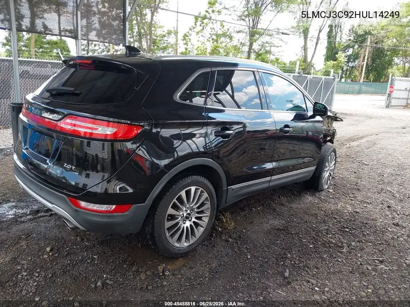 2017 Lincoln Mkc Reserve VIN: 5LMCJ3C92HUL14249 Lot: 45488816