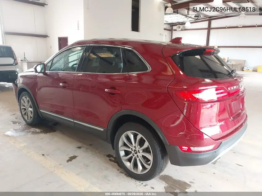 2017 Lincoln Mkc Select VIN: 5LMCJ2C96HUL68518 Lot: 45494870