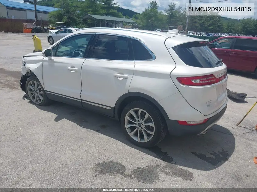 2017 Lincoln Mkc Select VIN: 5LMCJ2D9XHUL54815 Lot: 45499044