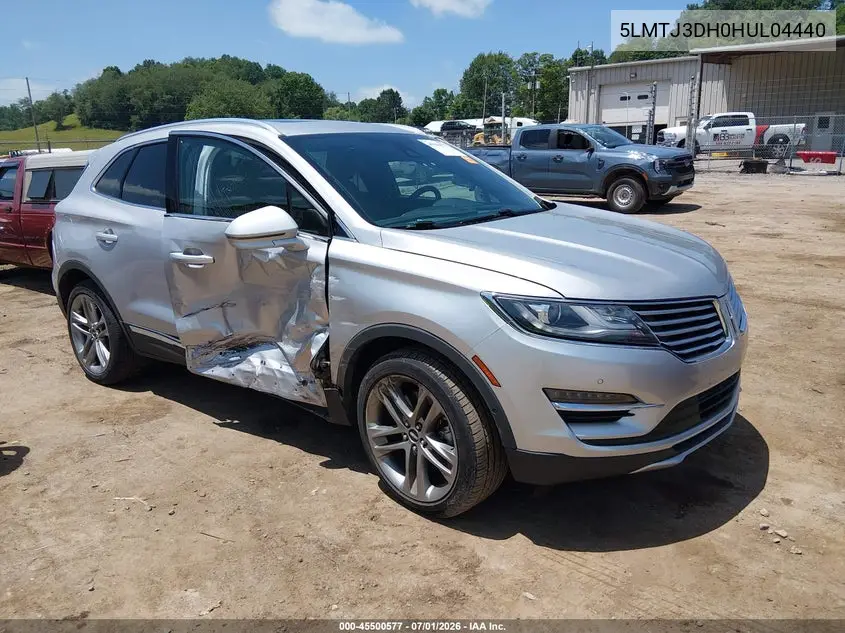 2017 Lincoln Mkc Reserve VIN: 5LMTJ3DH0HUL04440 Lot: 45500577