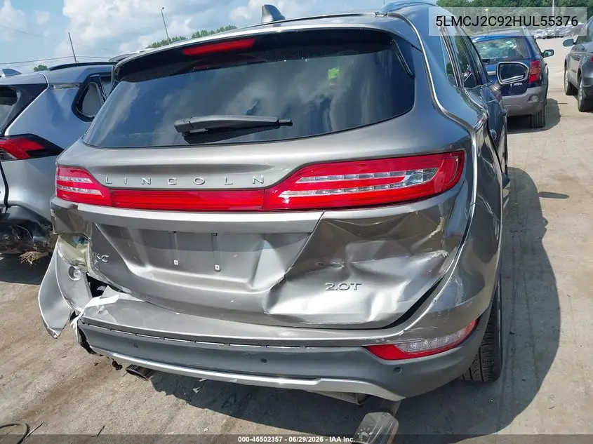 2017 Lincoln Mkc Select VIN: 5LMCJ2C92HUL55376 Lot: 45502357