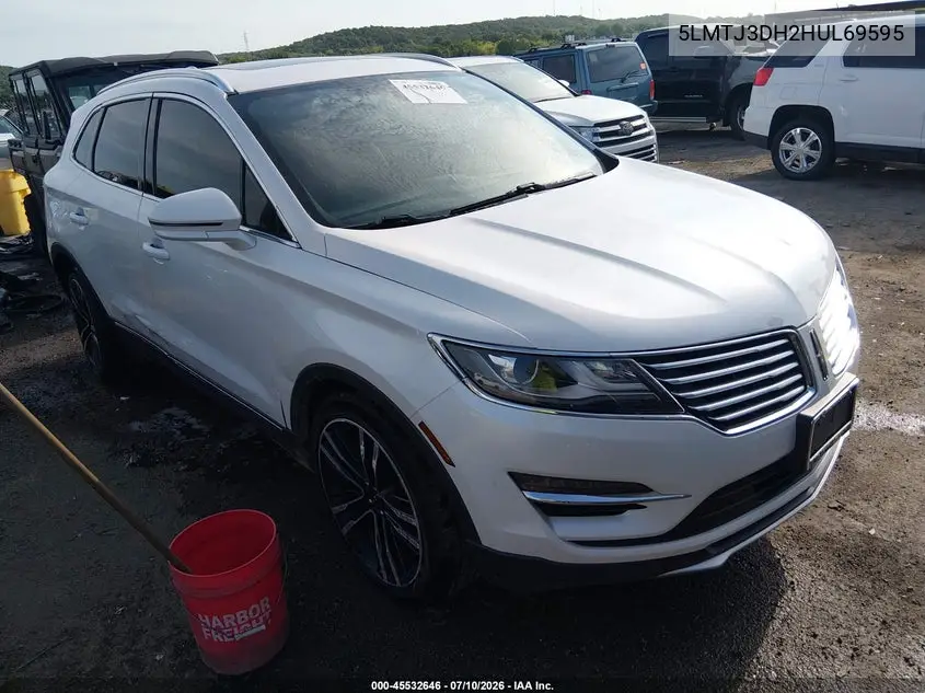 2017 Lincoln Mkc Reserve VIN: 5LMTJ3DH2HUL69595 Lot: 45532646