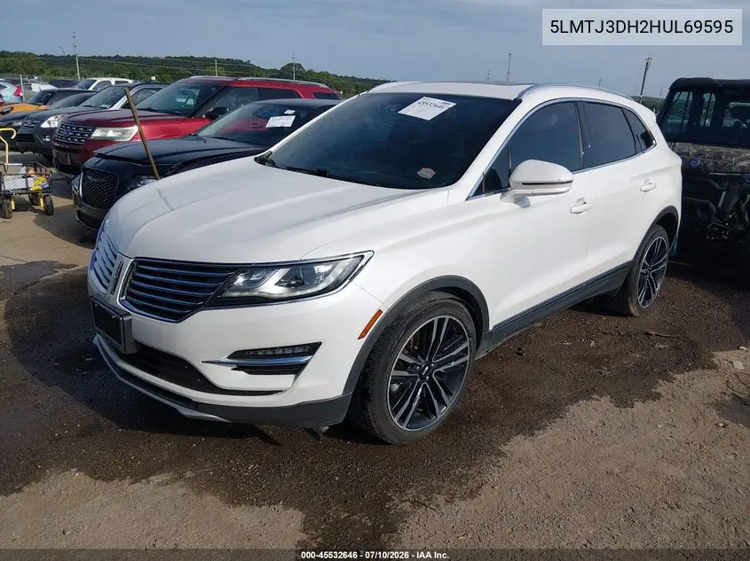 2017 Lincoln Mkc Reserve VIN: 5LMTJ3DH2HUL69595 Lot: 45532646