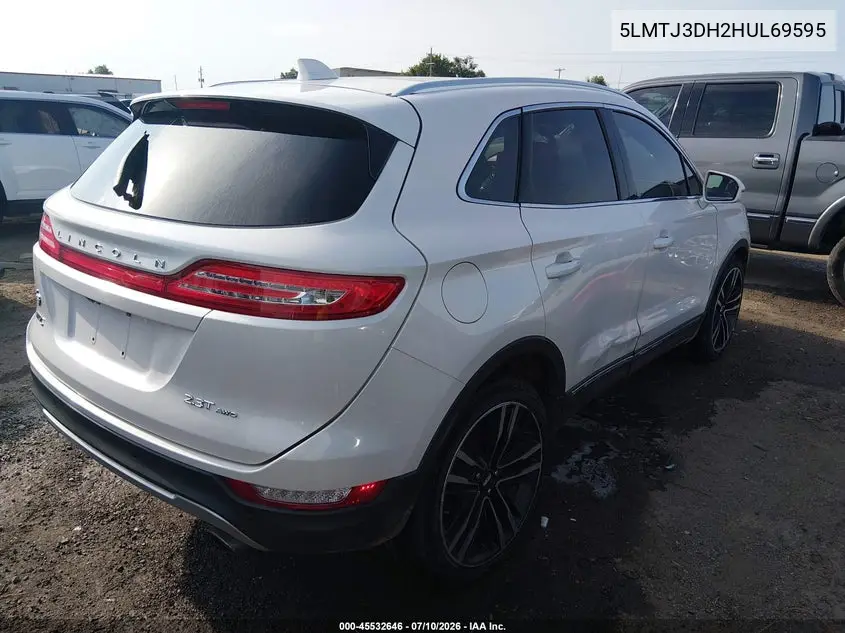2017 Lincoln Mkc Reserve VIN: 5LMTJ3DH2HUL69595 Lot: 45532646