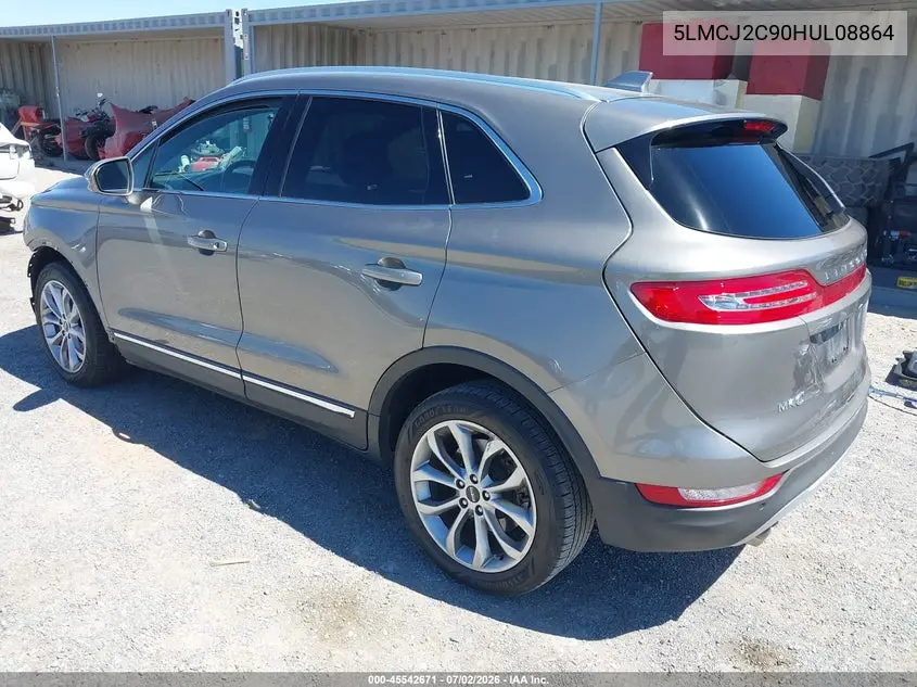 2017 Lincoln Mkc Select VIN: 5LMCJ2C90HUL08864 Lot: 45542671