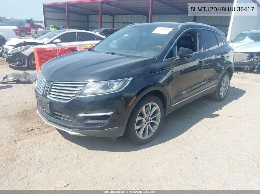 2017 Lincoln Mkc Select VIN: 5LMTJ2DH8HUL36417 Lot: 45566523